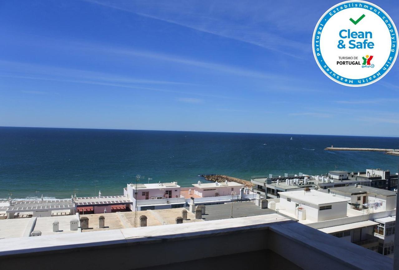 Апартаменты Quarteira, Casa Com Vista Mar Экстерьер фото